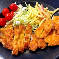 Snapdishの料理写真:とんかつ　チキンカツ|andyouさん