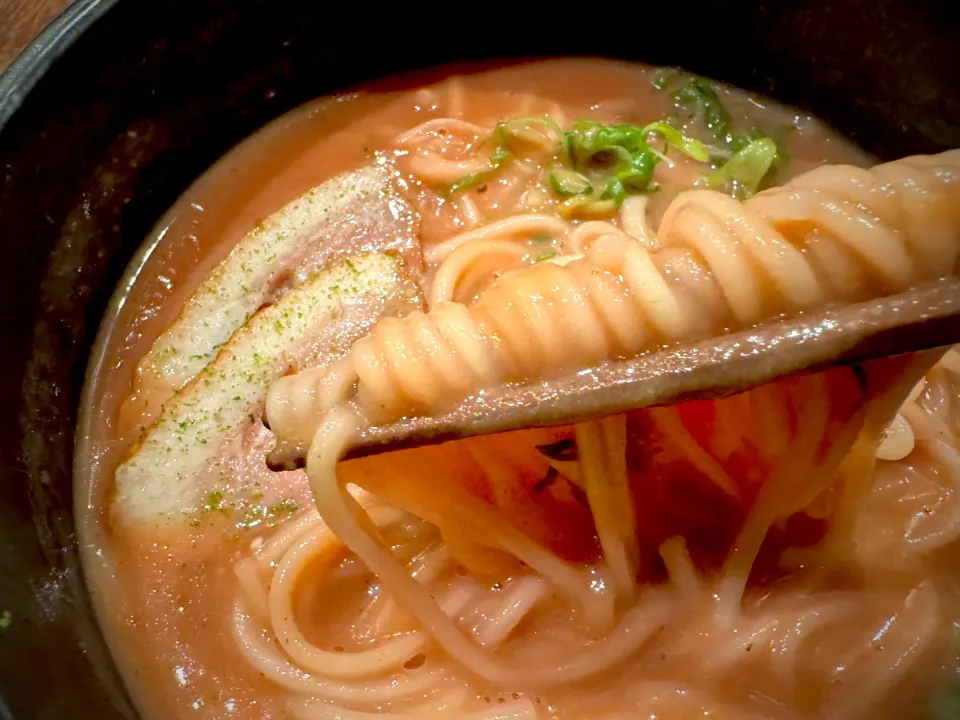 カボチャとビーツのポタージュ温めん|半田手延べそうめんの店 阿波や壱兆さん