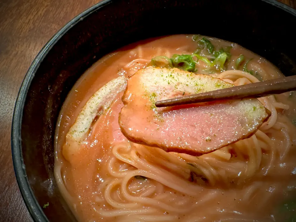 カボチャとビーツのポタージュ温めん|半田手延べそうめんの店 阿波や壱兆さん