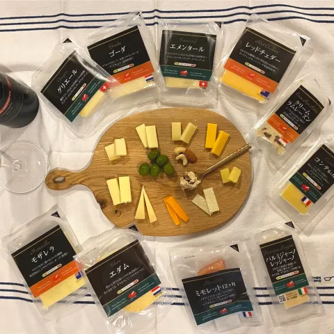 「東京デーリーカットタイプチーズ9種」を使ってみたSnapdishの料理・レシピ写真:チーズ食べ比べ🧀