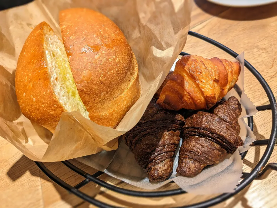 パスタランチにパン🍞🥐|きなこもちさん