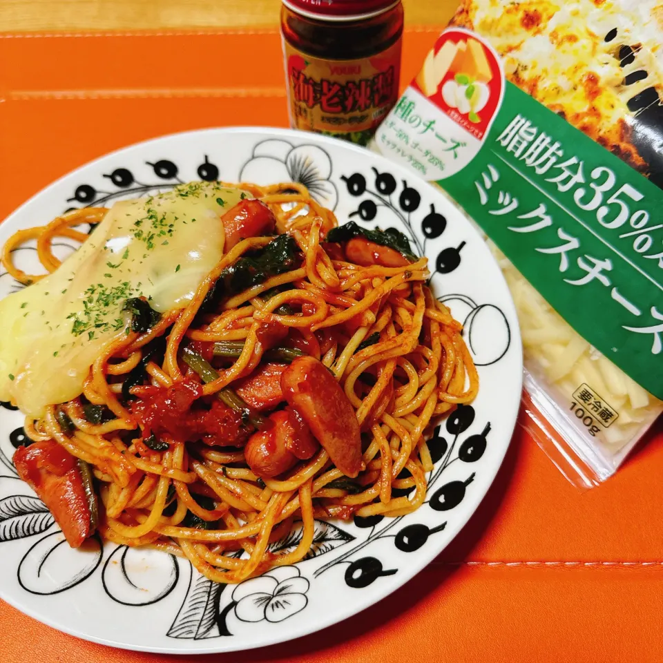 ピリとろナポリタン🍝|naoさん