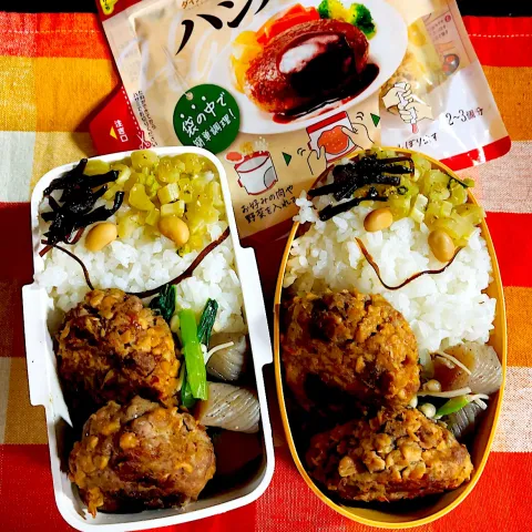 「大豆のお肉の ハンバーグミックス」を使ってみたSnapdishの料理・レシピ写真:2023.11.17  お弁当