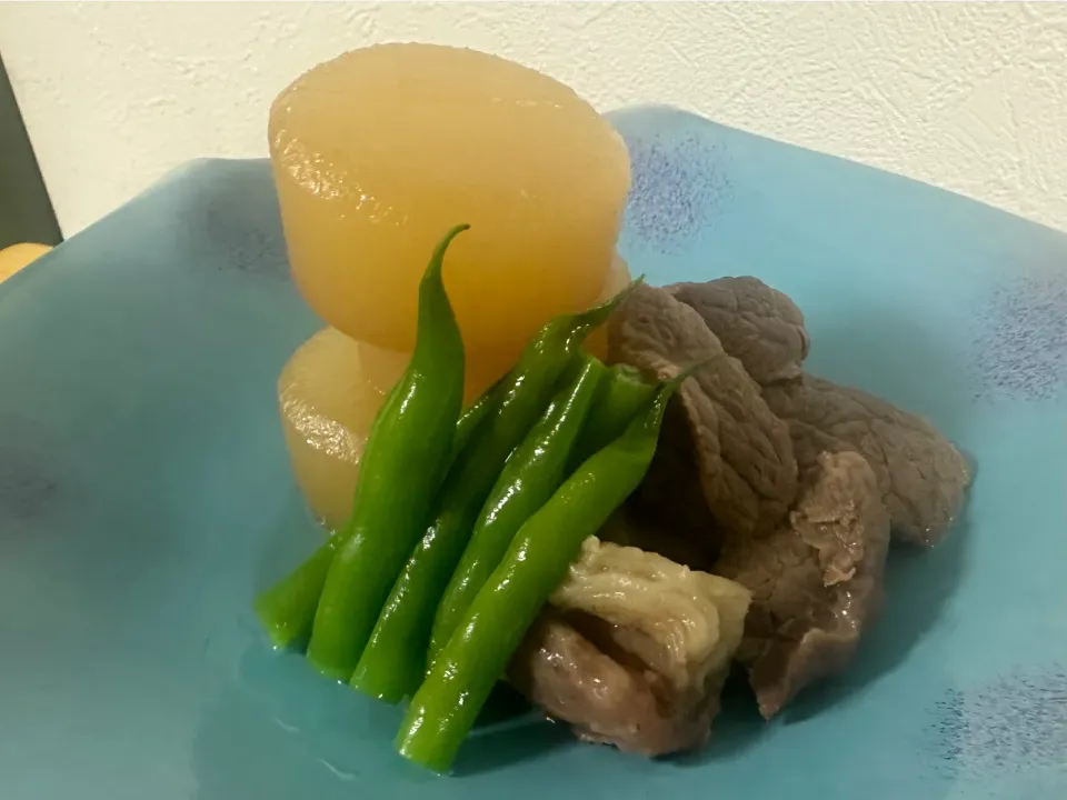 筋肉と大根の煮物|まささん