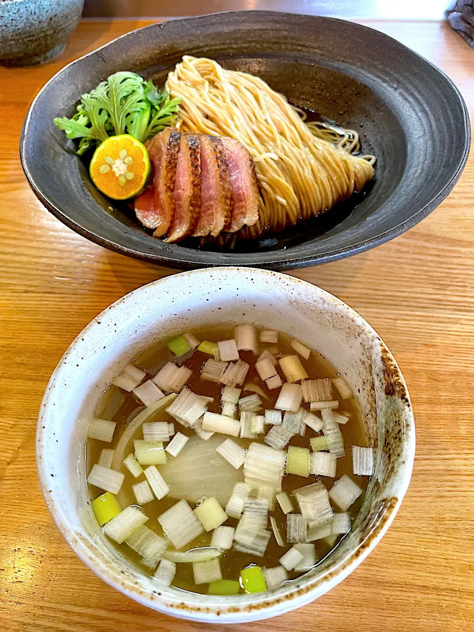 麺キイロ　鴨の煮干出汁つけそば|なお🅿️さん