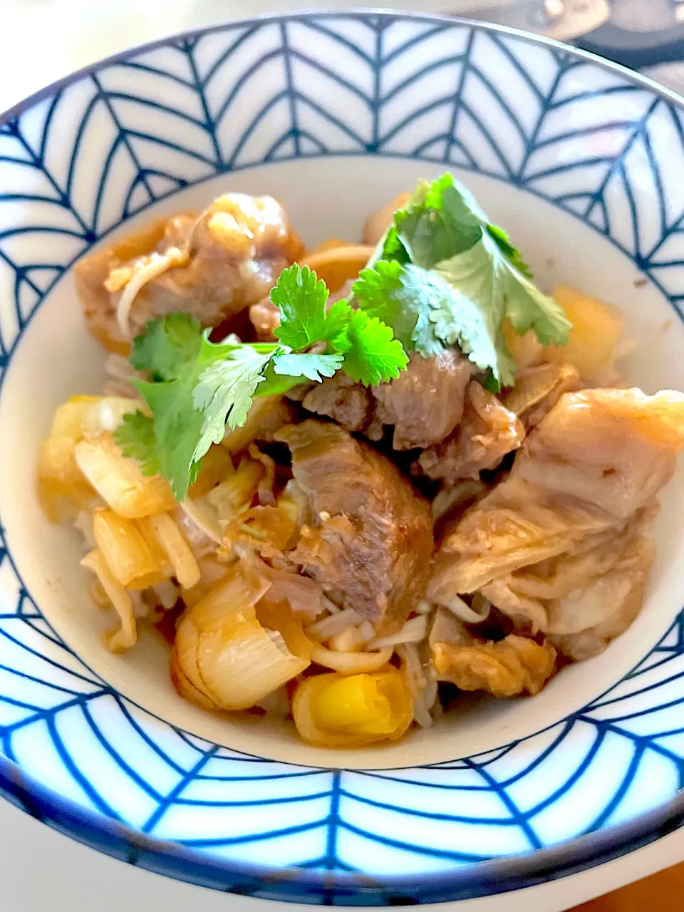 牛すじ丼|カピバラおやじさん