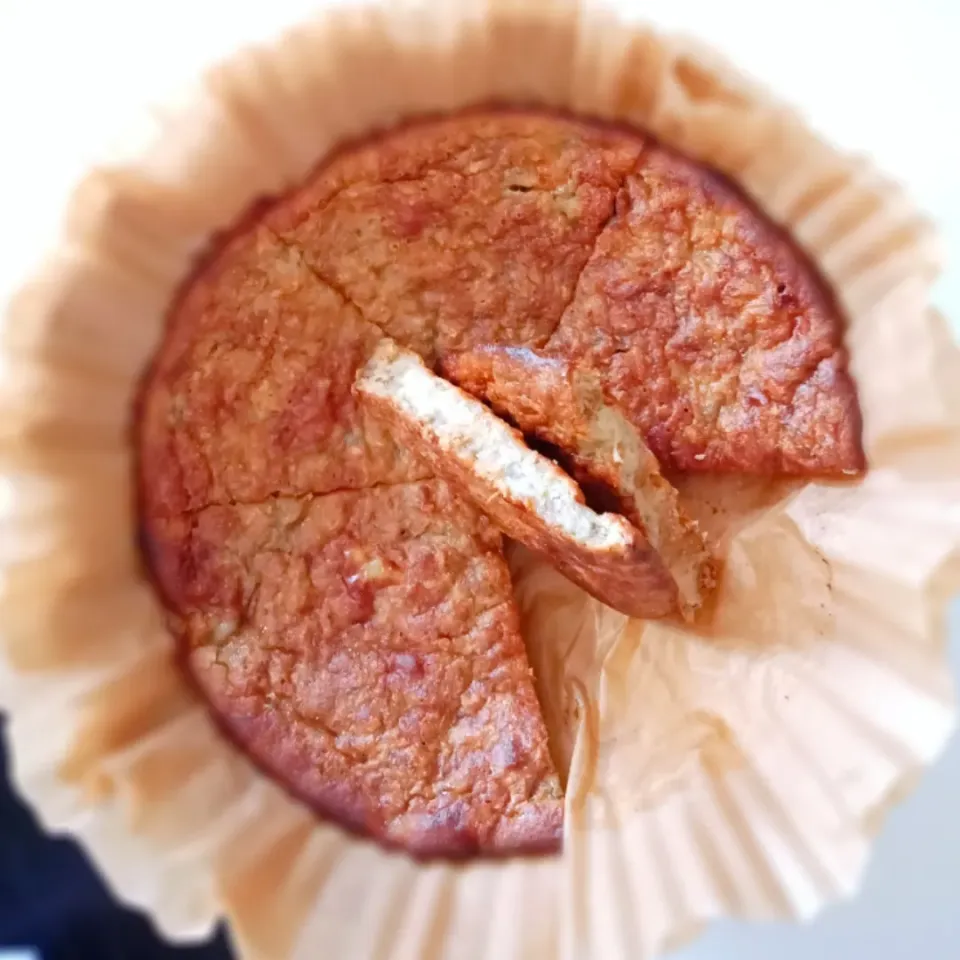 Oven baked No Flour Banana Oat Pancake 

Ingredients : Banana + Instant oats + egg + milk + digestive biscuits + kinako + butter|2721_blissさん