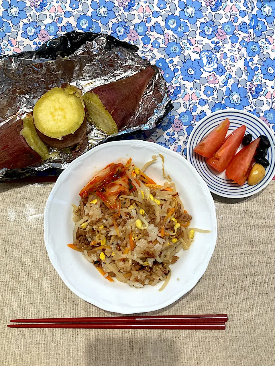 ビビンバて焼き芋|おしゃべり献立さん