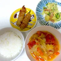 Snapdishの料理写真:オクラ豚肉巻き|ありすさん