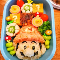 Snapdishの料理写真:★マリオ弁当★|*Saki*さん