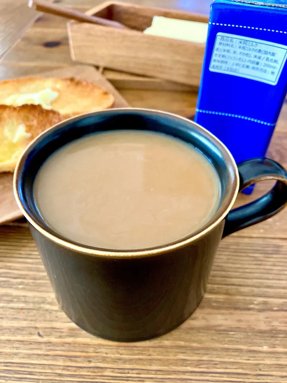 マルコメ「米糀ミルク」でカフェオレ ☕️|sato*さん