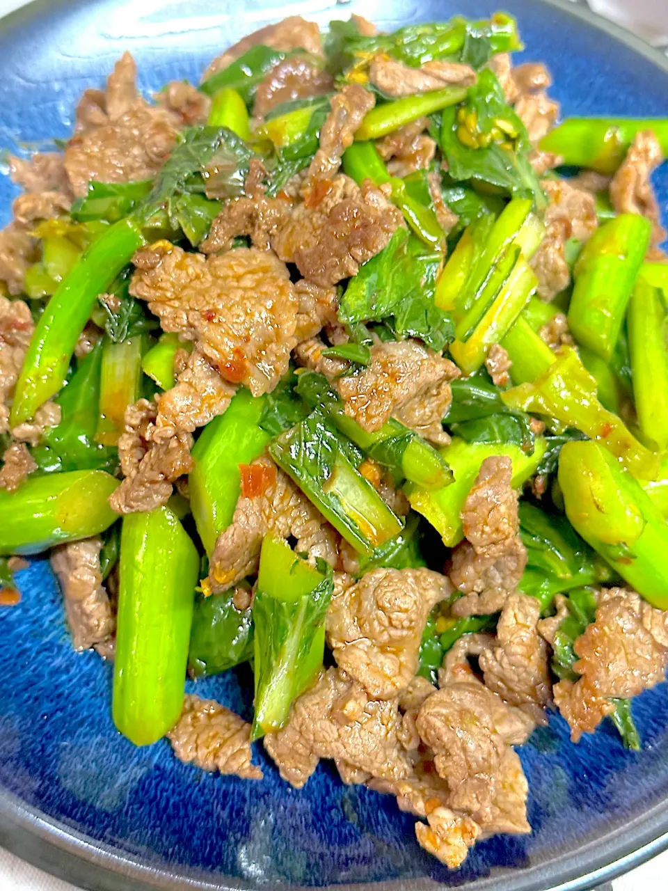 stir-fried beef with choy sam|chloeさん