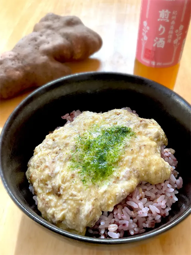 Snapdishの料理・レシピ写真:煎り酒deとろろご飯｜日本に生まれて♡幸せ感じる煎り酒料理【ご飯編】