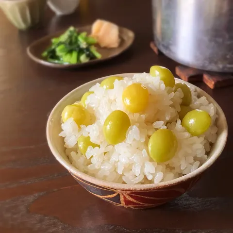 「青天の霹靂」を使ってみたSnapdishの料理・レシピ写真:銀杏ごはん