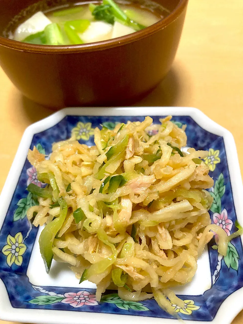 単身赴任中の男飯(切り干し大根のサラダ)|おおもりの星さん