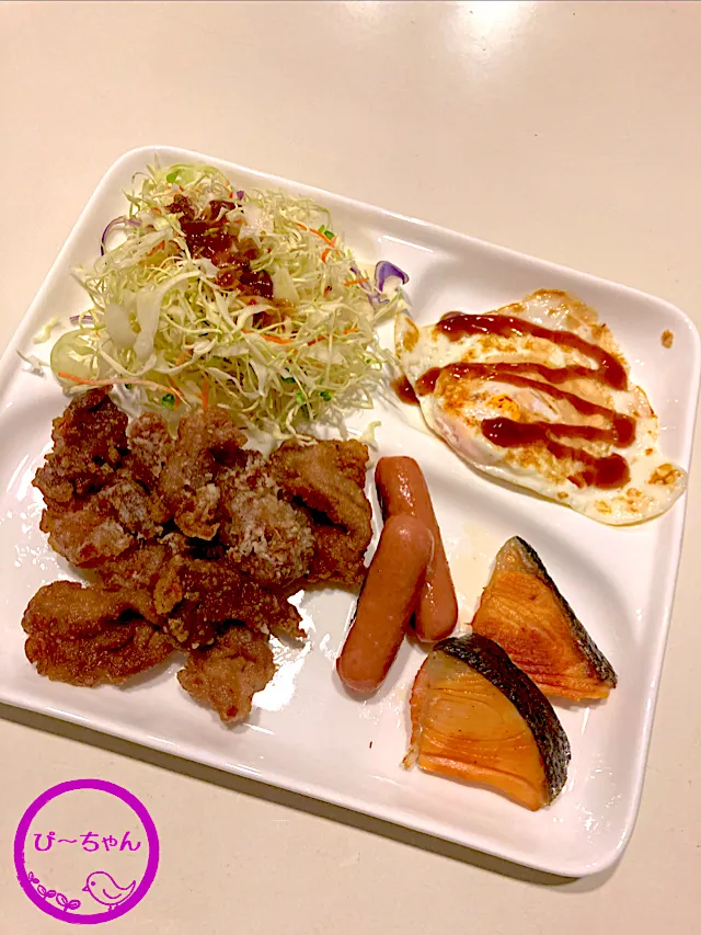 Snapdishの料理写真:今日の晩ご飯。|☆ぴ〜ちゃん☆さん