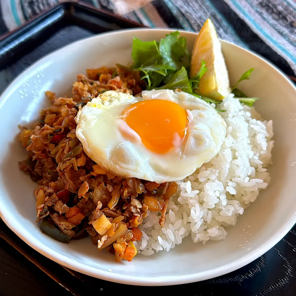 かのりさんの料理 ススム飯アンバサダー　NO４
キムチのガパオ風|くまちゃんさん