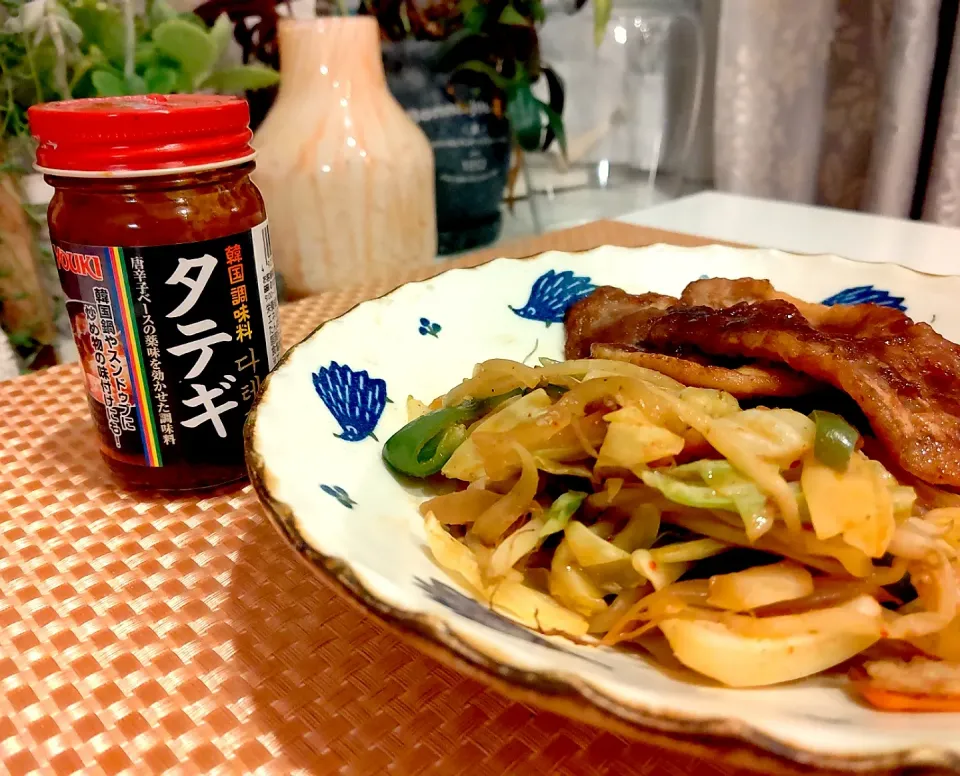 Snapdishの料理写真:タテギ（ユウキ食品）の野菜炒め　簡単！|まゆみさん