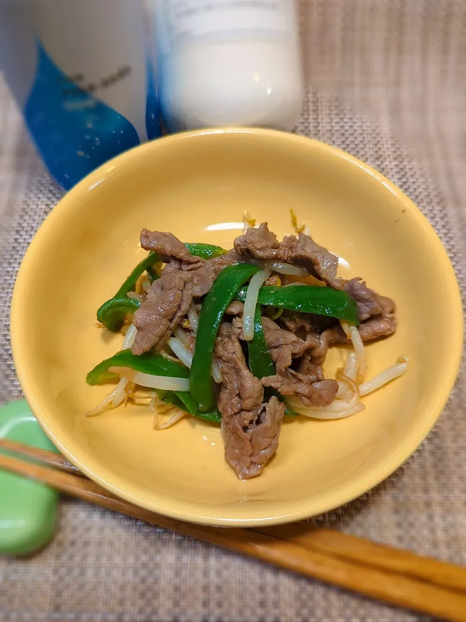 牛肉と野菜の塩糀炒め|どかどかさん