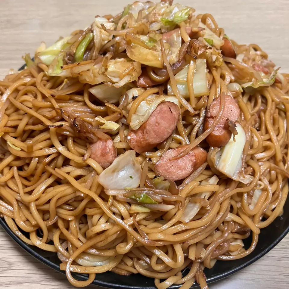 Snapdishの料理写真:太麺焼きそば|seiko Oさん