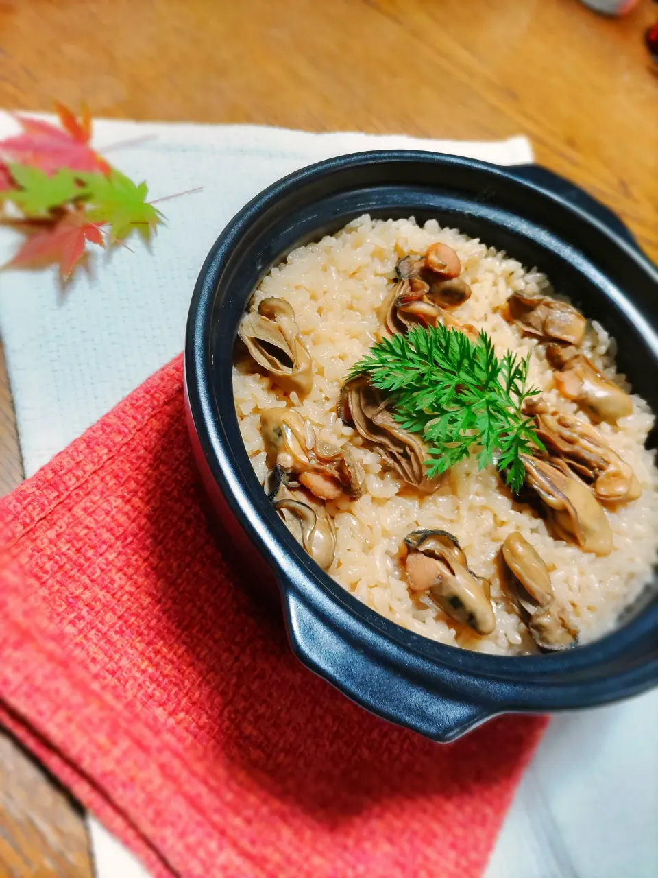 土鍋de牡蠣めし🍲
|じゃじゃまるさん