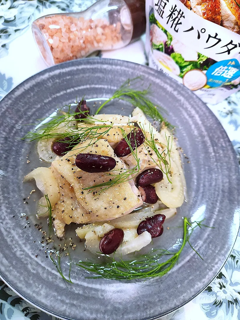 🔷🌿フェンネルと鶏肉のワイン煮🔷|@きなこさん