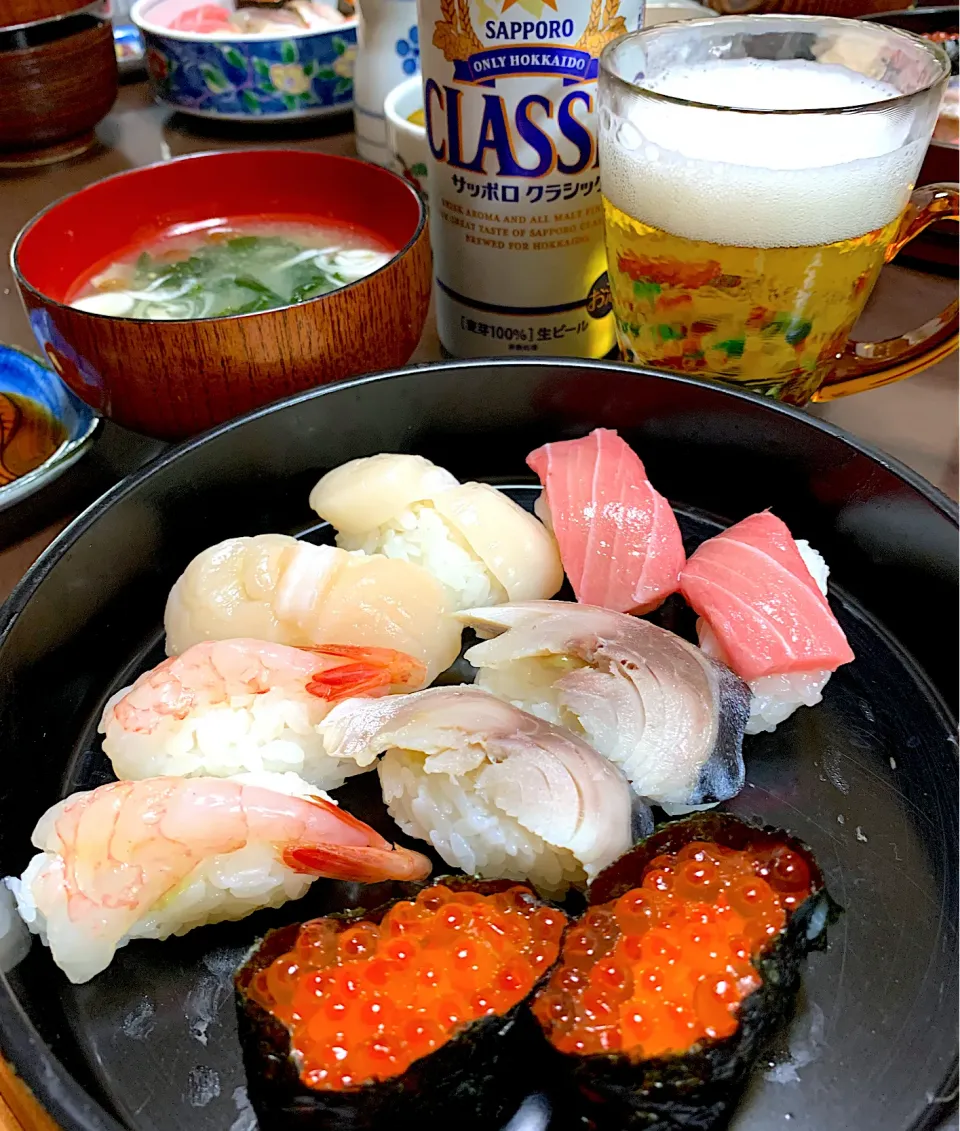 Snapdishの料理写真:昨日の夕飯🍣|がおりんさん