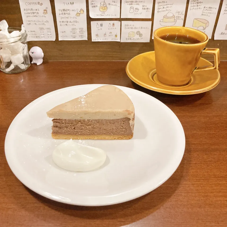 Snapdishの料理写真:マロンショコラのチーズケーキ|ちゃみこさん