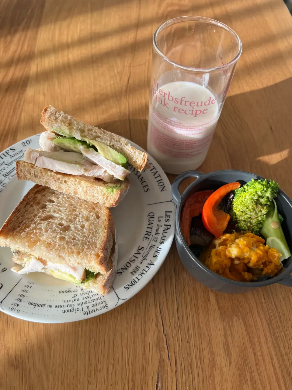 マルコメ米糀ミルクでサンドイッチランチ|ムーミンママさん