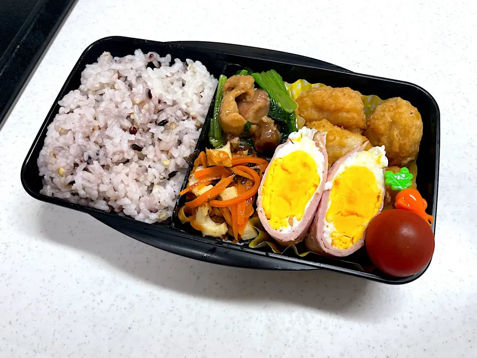 11/22 旦那弁当⁂塩からあげ弁当|ゆさん