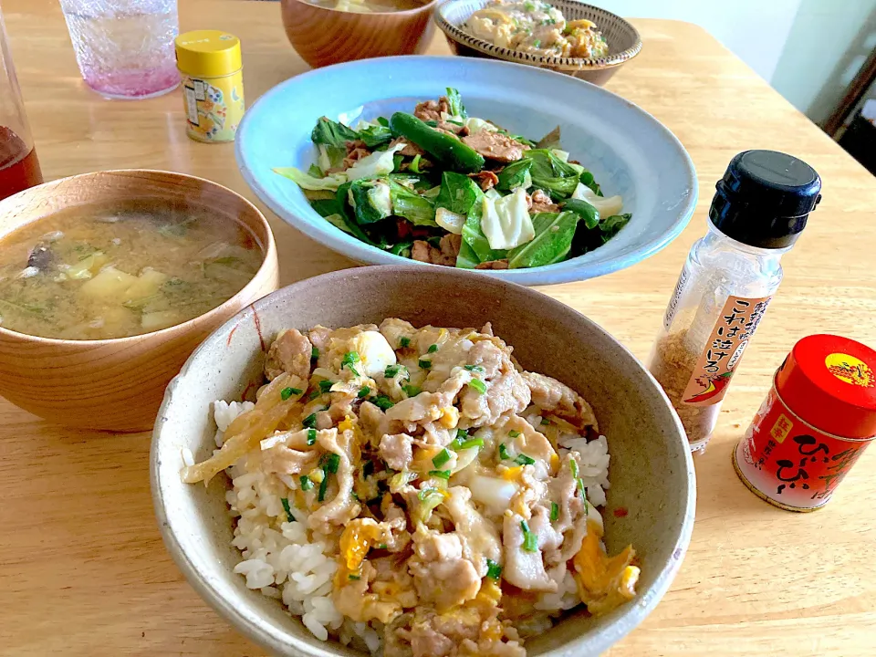 プラス塩糀パウダーで柔らか豚とじ丼(*´ｰ｀)ゞうまいっ|さくたえさん