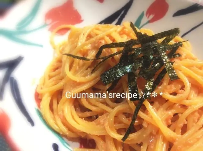 パスタ屋さん風♡シンプルイズベスト♡明太子パスタ|Guuママさん