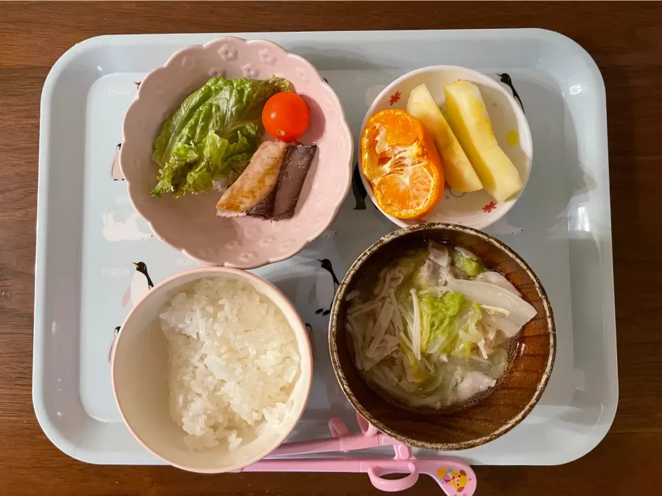 Snapdishの料理写真:5歳のお夕飯🌛|みーぬさん