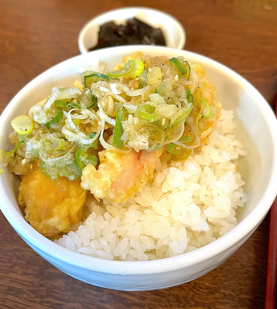 ねぎ塩鶏天丼|Kouji  Kobayashiさん