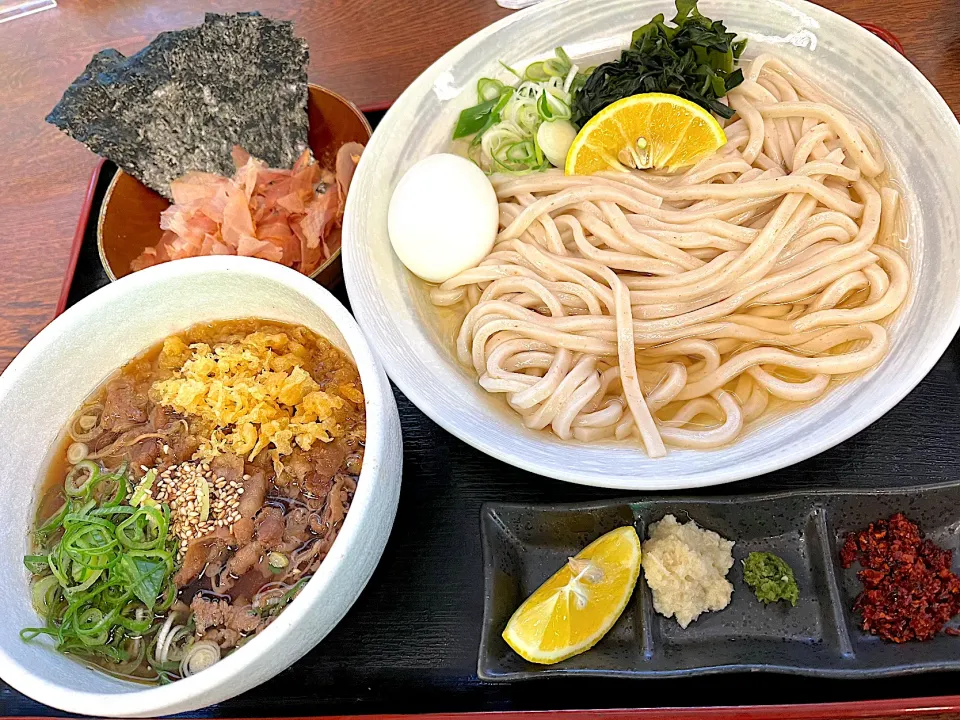 鞍手町『うどん屋 仁』の肉つけ麺|Kouji  Kobayashiさん