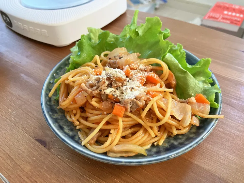 手作りミートソーススパゲッティ|なみねこさん