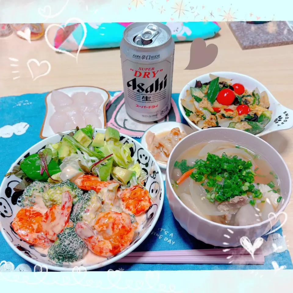 １１／２３ ｔｈｒ 晩ごはん🍴＊○°|rinaronarさん