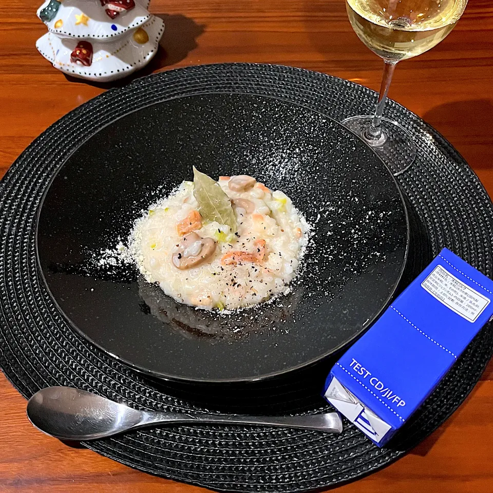 Snapdishの料理写真:鮭の米麹ミルクリゾット|楽食亭さん