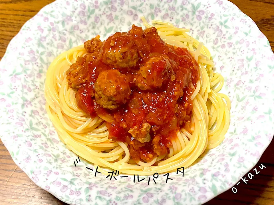 Snapdishの料理写真:ミートボールパスタ|o-kazuさん