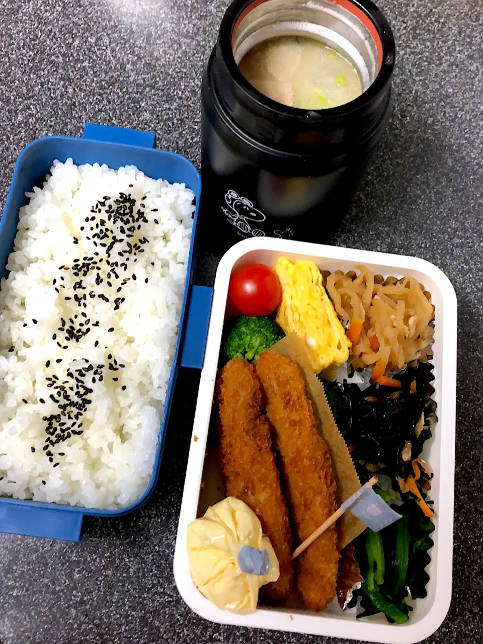 Snapdishの料理写真:今日のお弁当♪|ミキのんさん