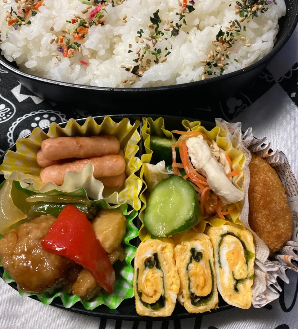 Snapdishの料理写真:高校生お弁当🍱 108回目☔️|オンママーンさん