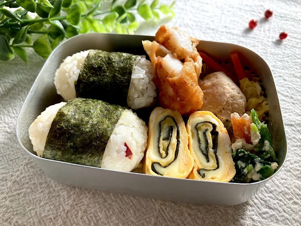 ＊べびたん幼稚園お弁当＊さつまいもごはん🍠白身魚のフリッターなど＊|＊抹茶＊さん