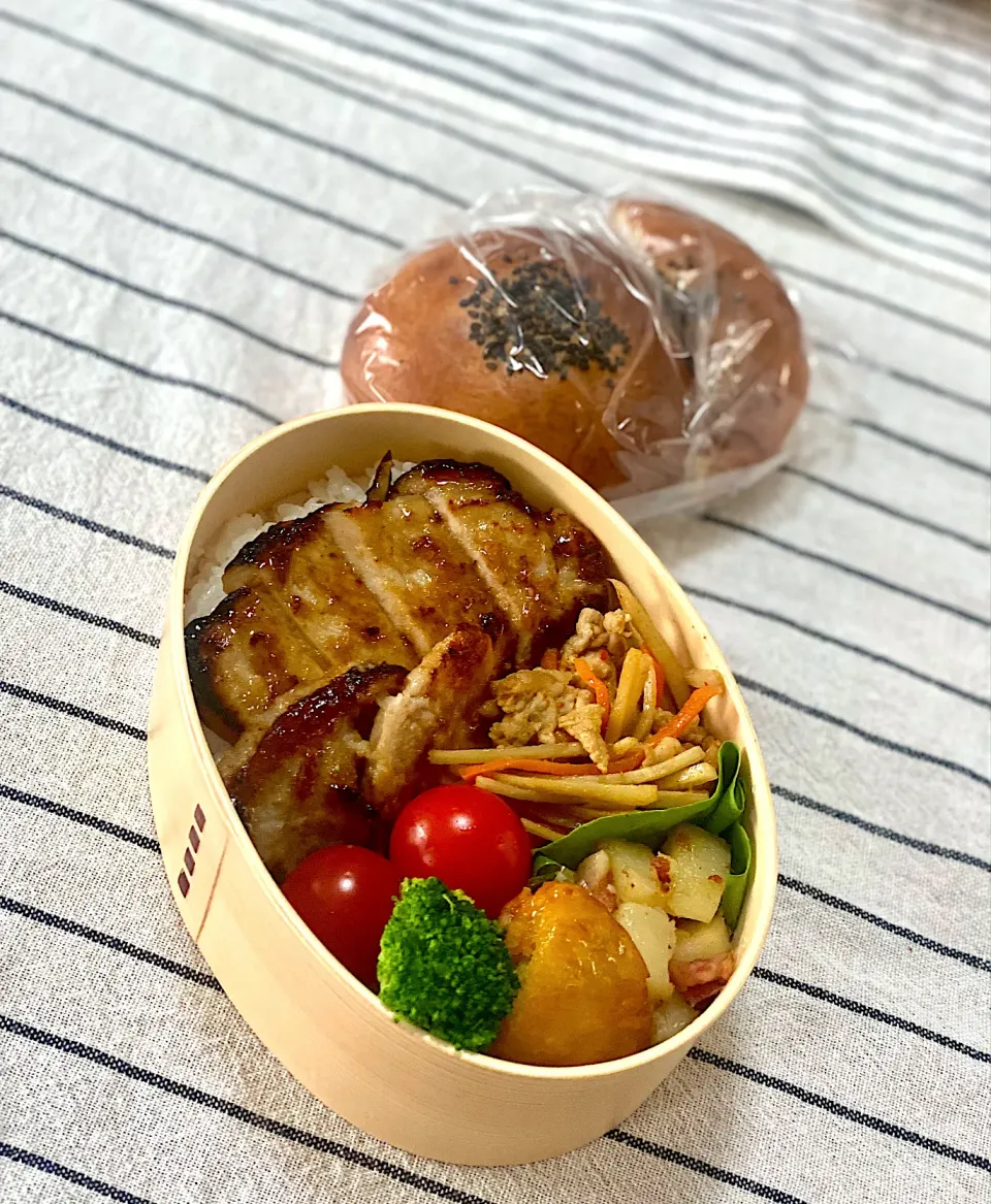 Snapdishの料理写真:三男男子高校生弁当|mickyさん