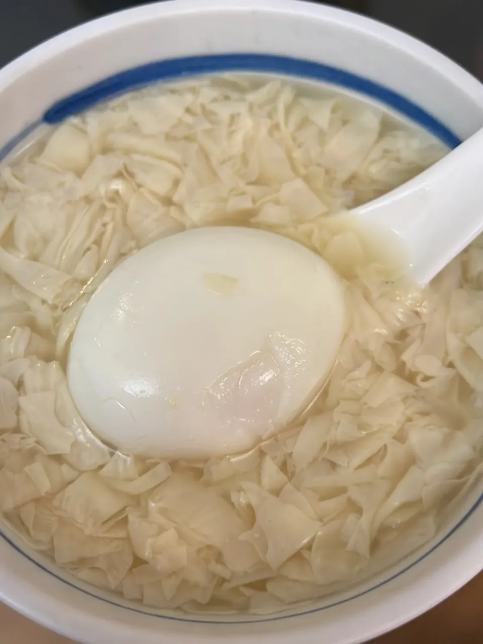 Sweet egg tofu skin soup|信生さん