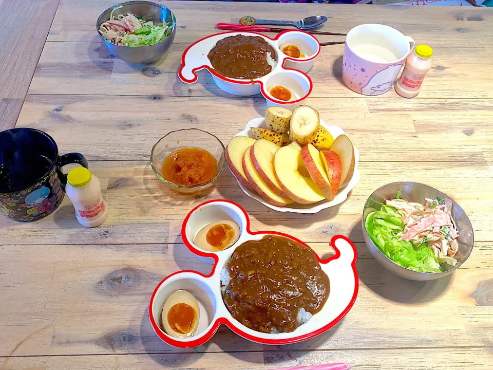 Snapdishの料理写真:今日の朝昼ご飯|Emiko🐾さん