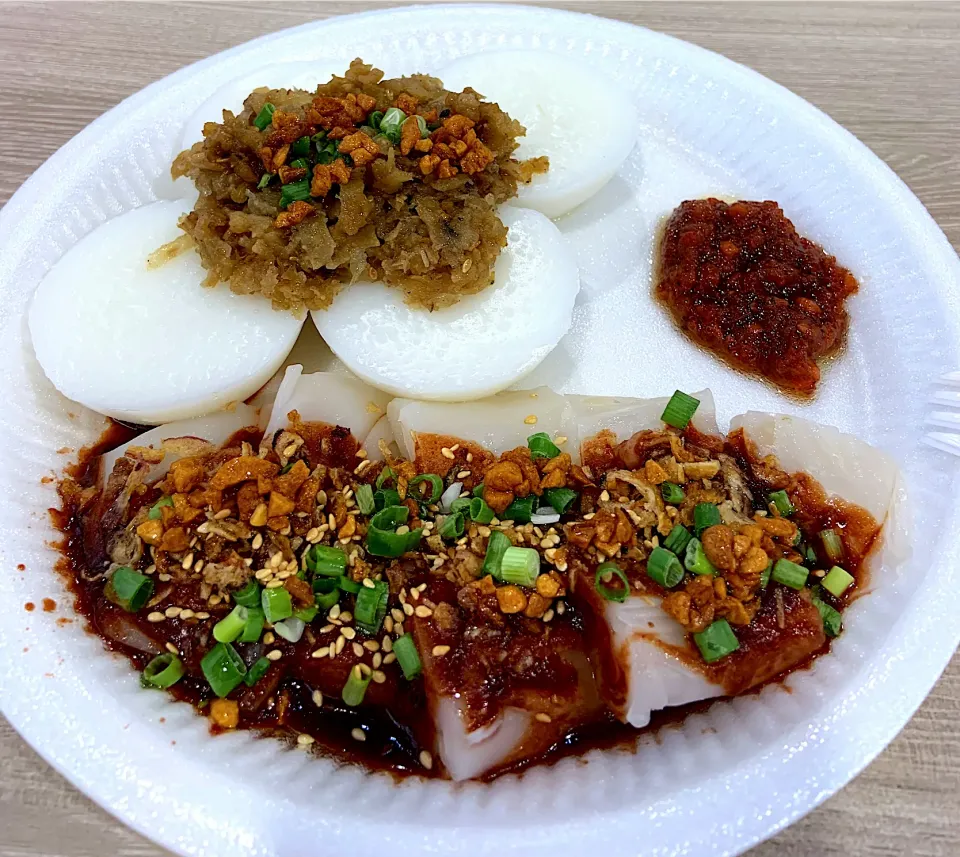 Traditional delicacy breakfast @SG Chwee Kueh and Chee Cheong Fun yummy|Ahnneさん