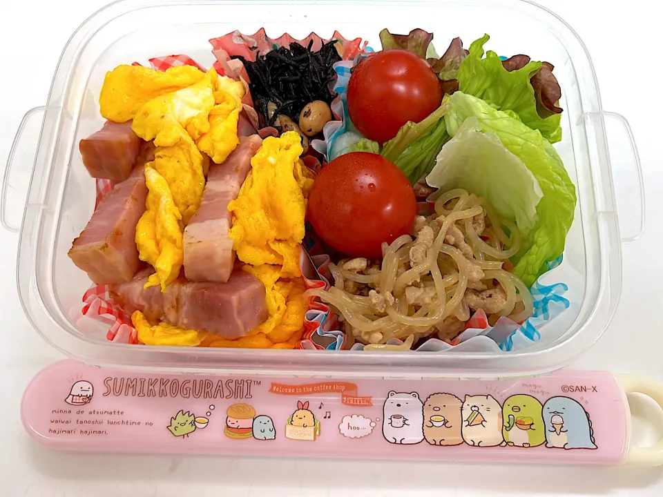 ベーコンエッグ弁当🍱😋|❤︎えっちゃん❤︎さん