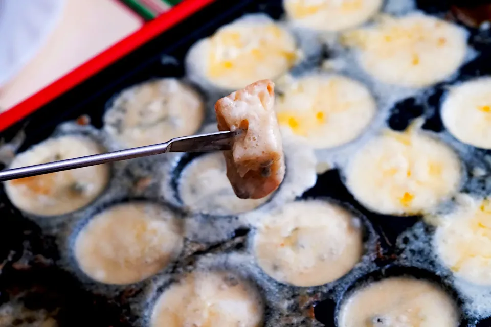 たこ焼き器でチーズフォンデュ🎵|登志子さん