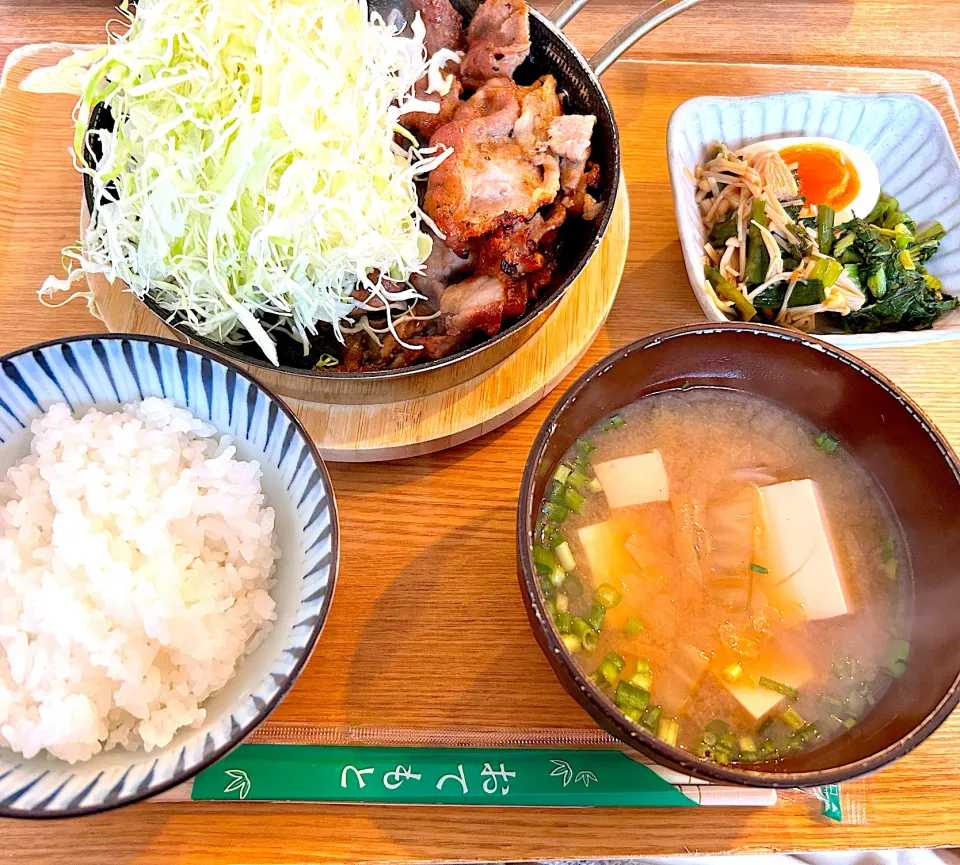 生姜焼き定食|まみさん