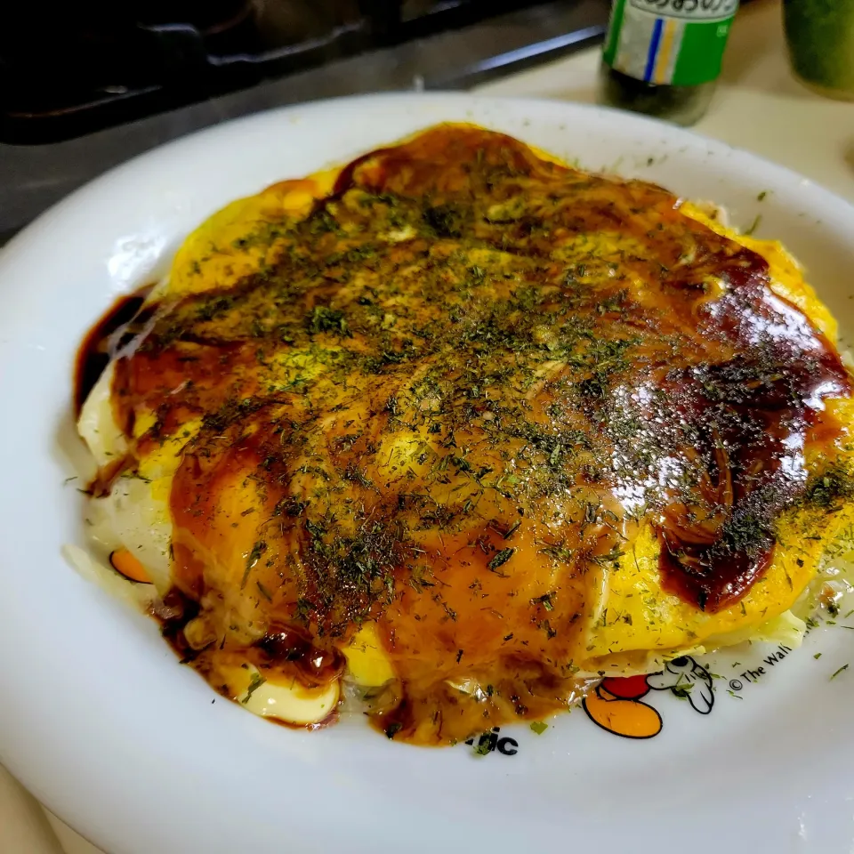 ライスペーパーでお好み焼き風|ボニータさん